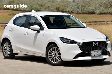 White 2024 Mazda 2 Hatchback G15 Evolve