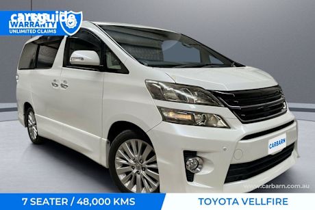 White 2012 Toyota Vellfire OtherCar 2.4Z