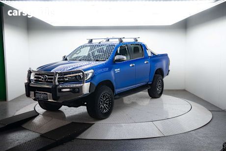 Blue 2016 Toyota Hilux Dual Cab Utility Sr5 (4X4)