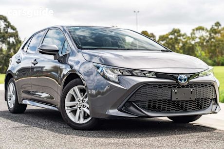 Grey 2022 Toyota Corolla Hatchback Ascent Sport Hybrid