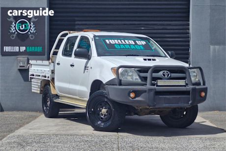 White 2007 Toyota Hilux Dual Cab Pick-up Sr (4X4)