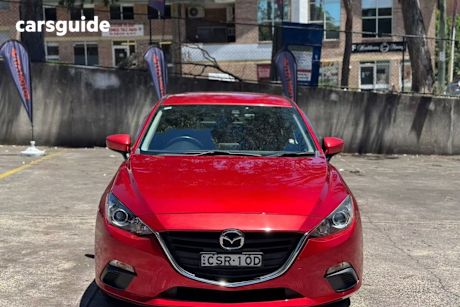 Red 2014 Mazda 3 Sedan Touring
