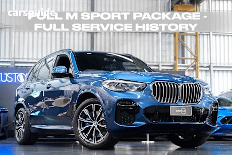 Blue 2022 BMW X5 Wagon Xdrive40I M Sport