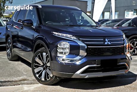 Blue 2025 Mitsubishi Outlander Wagon Aspire 7 Seat (Awd)