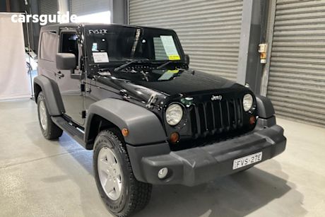 Black 2010 Jeep Wrangler Softtop Sport (4X4)