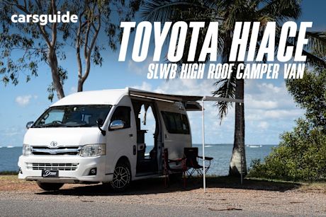 White 2011 Toyota HiAce Commercial CAMPING TRH221 (SLWB) SUPER LONG WHEEL BASE HIGH ROOF