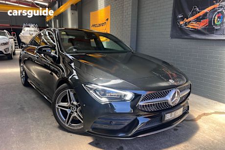 Black 2019 Mercedes-Benz CLA Coupe 200 C118 MY20.5
