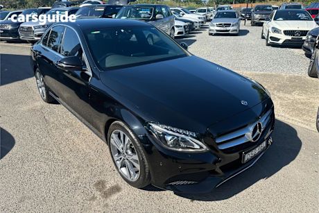 Black 2017 Mercedes-Benz C200 Sedan