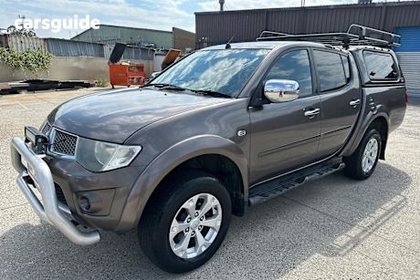 Brown 2014 Mitsubishi Triton Double Cab Utility Glx-R (4X4)