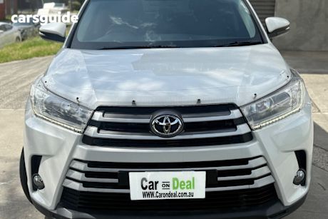 White 2017 Toyota Kluger Wagon Gx (4X2)