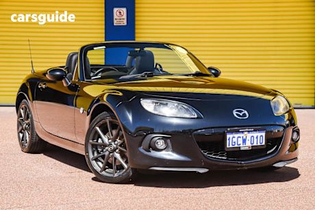Black 2014 Mazda MX-5 Roadster Coupe