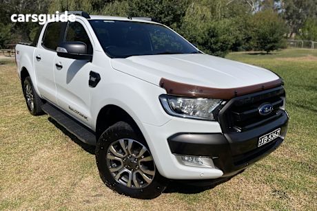 White 2017 Ford Ranger Dual Cab Pick-up Wildtrak 3.2 (4X4)