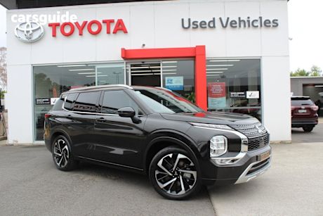 Black 2022 Mitsubishi Outlander Wagon Exceed Tourer 7 Seat (Awd)