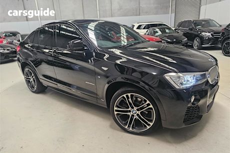 Black 2016 BMW X4 Coupe Xdrive 20D