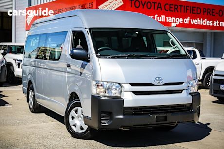 Silver 2016 Toyota HiAce Bus Commuter