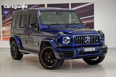 Blue 2022 Mercedes-Benz G63 Wagon