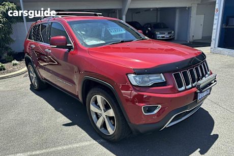 Red 2014 Jeep Grand Cherokee SUV LIMITED