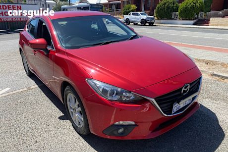 Red 2015 Mazda 3 Hatchback Maxx