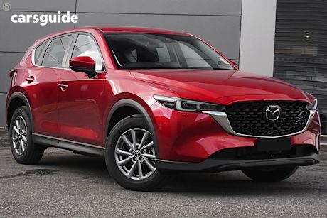 Red 2025 Mazda CX-5 Wagon G25 Maxx Sport (Fwd)