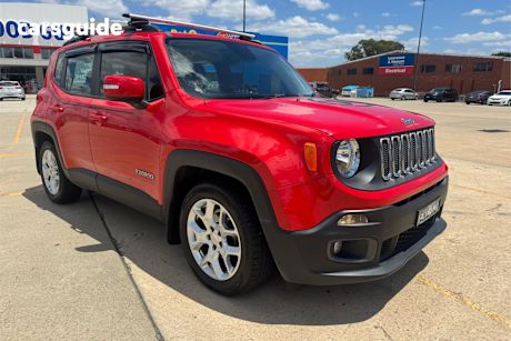 Red 2015 Jeep Renegade Wagon Longitude