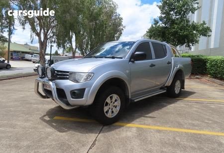 Silver 2015 Mitsubishi Triton Dual Cab Utility Gls (4X4)