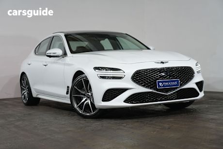 White 2022 Genesis G70 Sedan 2.0T