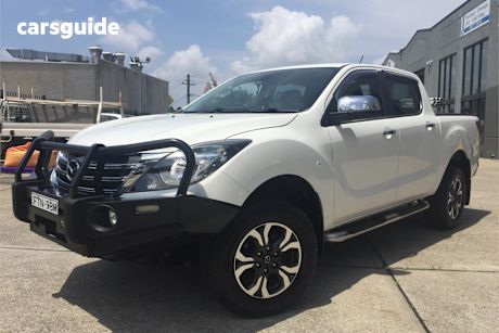 White 2020 Mazda BT-50 Dual Cab Utility Xtr (4X2) (5Yr)