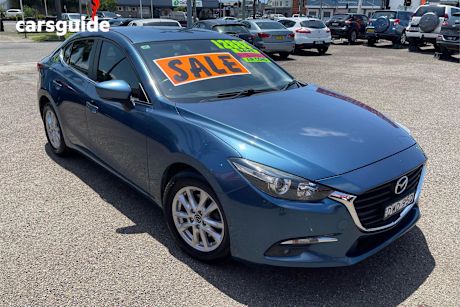 Blue 2018 Mazda 3 Sedan Maxx Sport