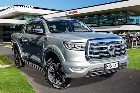 Silver 2023 GWM UTE Dual Cab Chassis Tray Cannon (4X4)