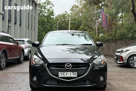 Black 2014 Mazda 2 Hatchback Genki