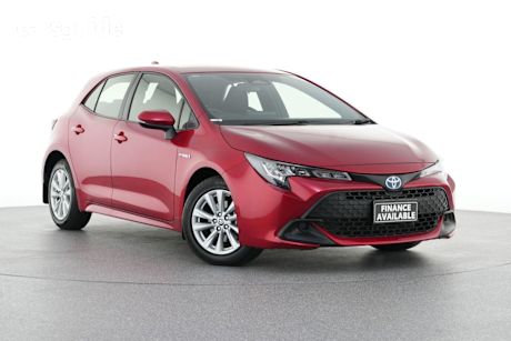 Red 2024 Toyota Corolla Hatchback Ascent Sport + Conv Pk Hybrid
