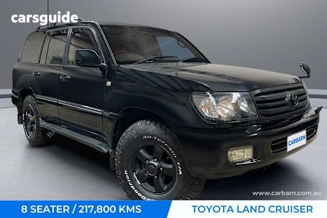 Black 2000 Toyota Landcruiser SUV VX LIMITED G SELECTION