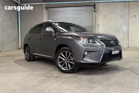 Grey 2014 Lexus RX450H Wagon F Sport