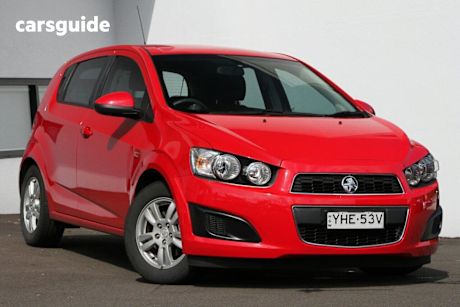 Red 2016 Holden Barina Hatchback Cd