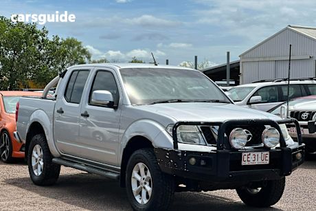 Grey 2013 Nissan Navara Dual Cab Pick-up St (4X4)