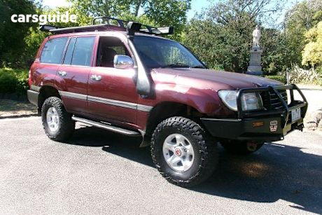 Red 1998 Toyota Landcruiser Wagon Gxl (4X4)