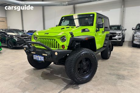 Green 2012 Jeep Wrangler Sedan SPORT