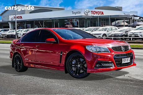 Red 2015 Holden Commodore Sedan Ss-V Redline