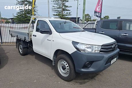 White 2021 Toyota Hilux Cab Chassis Workmate Hi-Rider (4X2)