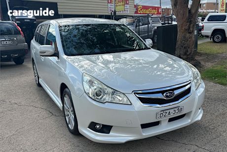 White 2010 Subaru Liberty Wagon 2.5I