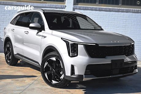 Silver 2025 Kia Sorento Wagon Sport+ 7 Seat