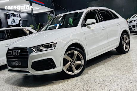 White 2018 Audi Q3 Wagon 2.0 Tfsi Sport Quattro (132Kw)