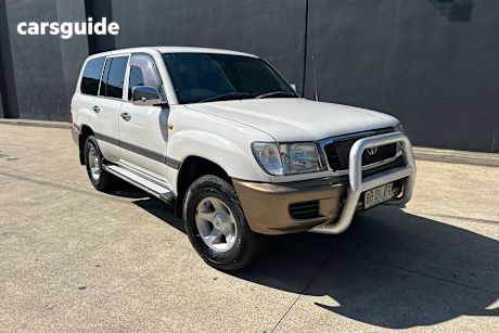 White 2001 Toyota Landcruiser Wagon Gxl (4X4)