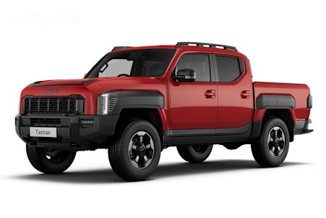 Red 2025 Kia Tasman Double Cab Pick Up X-Line (4X4) (0.9T) Bdy Fender