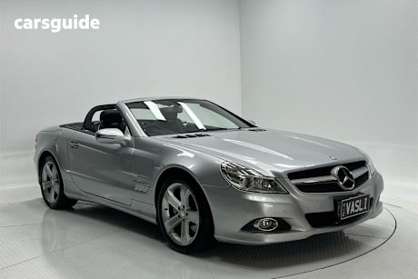 Silver 2011 Mercedes-Benz SL350 Convertible