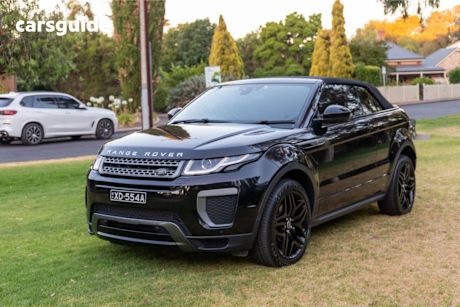 Black 2017 Land Rover Range Rover Evoque Convertible SI4 SE DYNAMIC 4X4