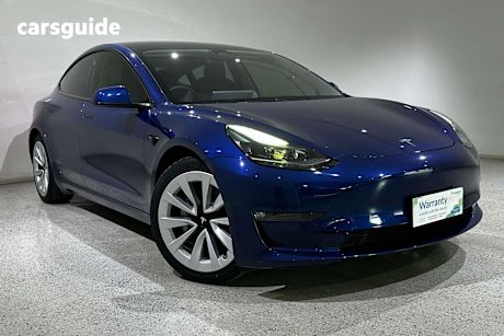 Blue 2021 Tesla Model 3 Sedan Long Range Awd