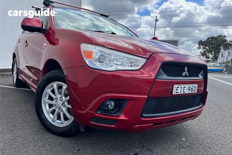 Red 2010 Mitsubishi ASX Wagon (4Wd)