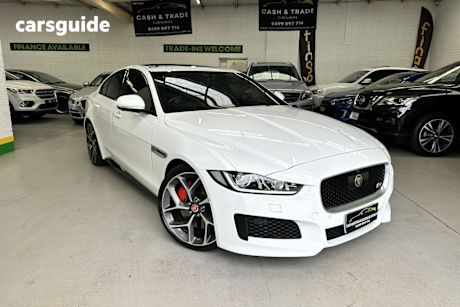 White 2016 Jaguar XE Sedan S