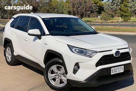 White 2021 Toyota RAV4 Wagon Gx (2Wd) Hybrid